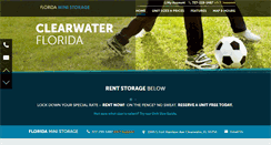 Desktop Screenshot of floridaministorageclearwater.com