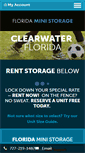 Mobile Screenshot of floridaministorageclearwater.com